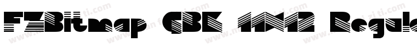 FZBitmap_GBK_11X12 Regular字体转换